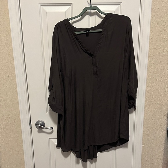 torrid Tops - Torrid Charcoal Tunic Top